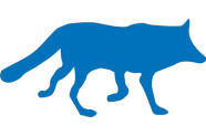 Symbol Blauer Wolf