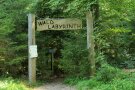 Eingang zum Waldlabyrinth